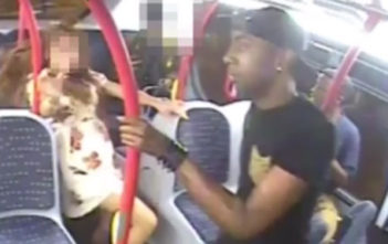 Thug attacks woman on night bus in Lambeth