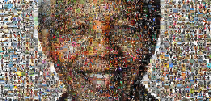 Nelson Mandela collage