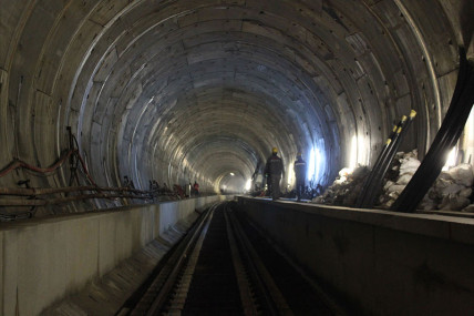Marmaray tunnel construction