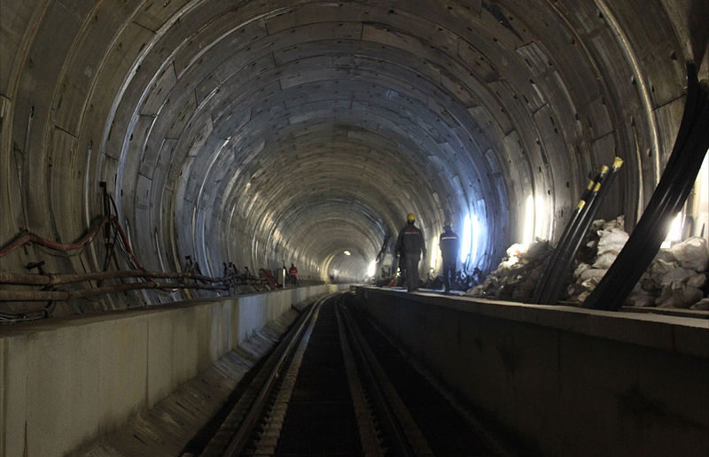 Marmaray tunnel construction