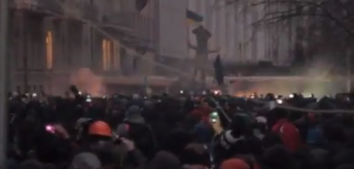 Protests in Kiev, Ukraine