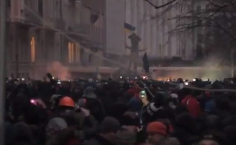 Protests in Kiev, Ukraine