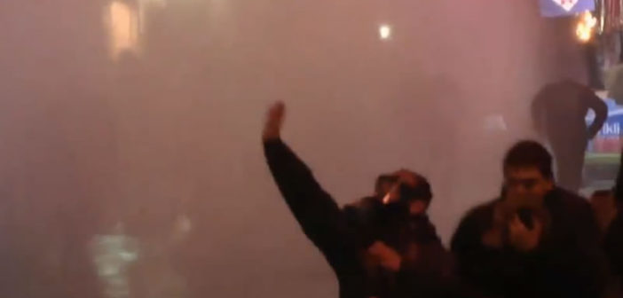 Anti-corruption protesters in Turkey