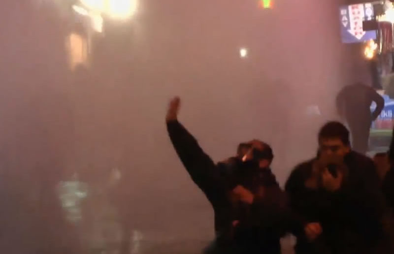 Anti-corruption protesters in Turkey