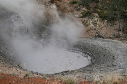 Mud volcano at Yellowstone National park