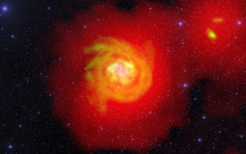 Cold flow of hydrogen through space