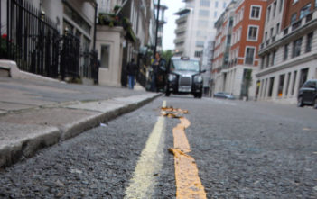 Double yellow lines
