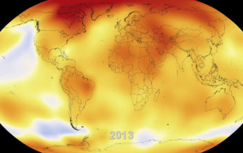 NASA animation showing global warming