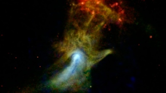 PSR B1509-58 "Hand Of God" photographed by NASA's X-ray cameras