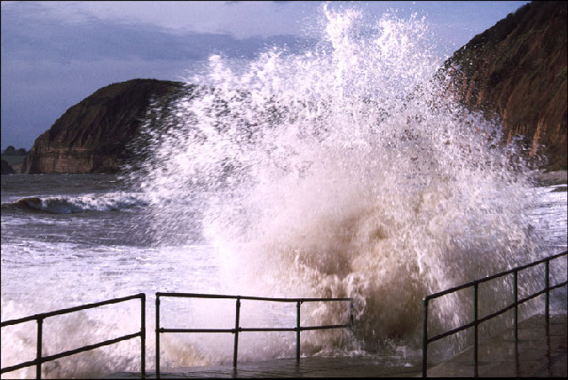 Rough seas