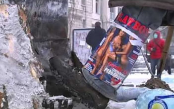 Protests in Kiev, Ukraine