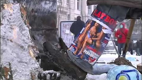 Protests in Kiev, Ukraine