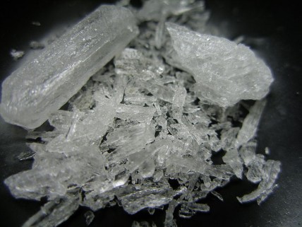 Crystal meth crystals
