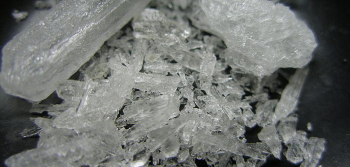 Crystal meth crystals