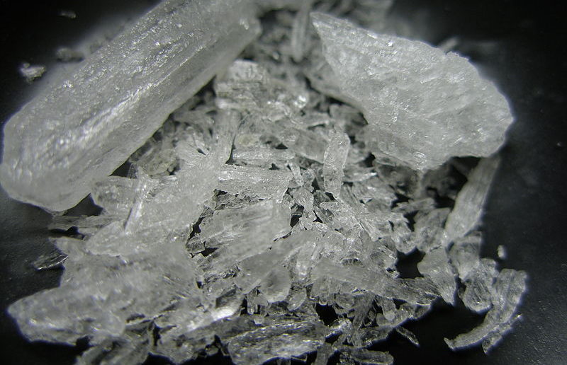 Crystal meth crystals