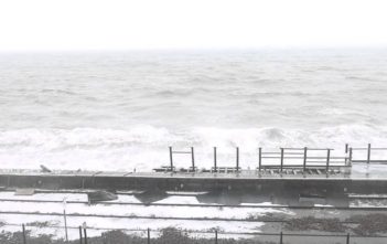 Dawlish rail line washed away