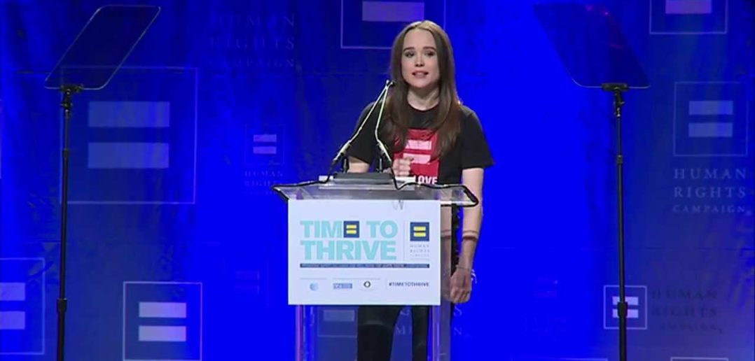 Ellen Page comes out as gay