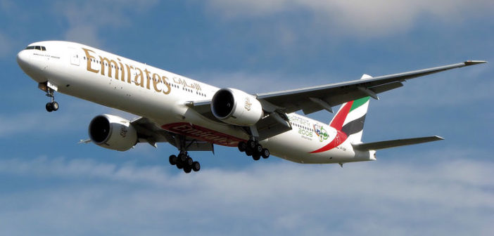 Emirates aeroplane