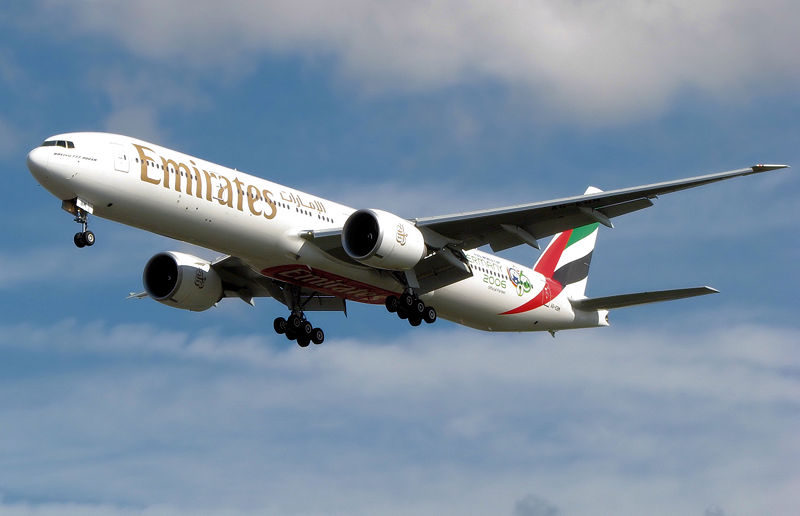 Emirates aeroplane