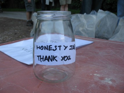 Honesty jar