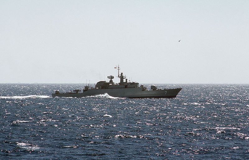 Iranian Alvand class frigate