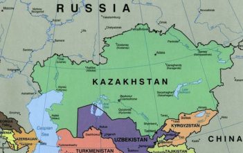 Kazakhstan map