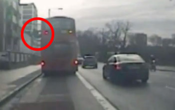 Moment man was kicked from a London bus