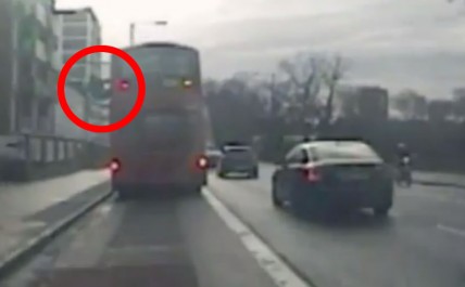 Moment man was kicked from a London bus
