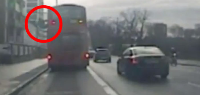 Moment man was kicked from a London bus