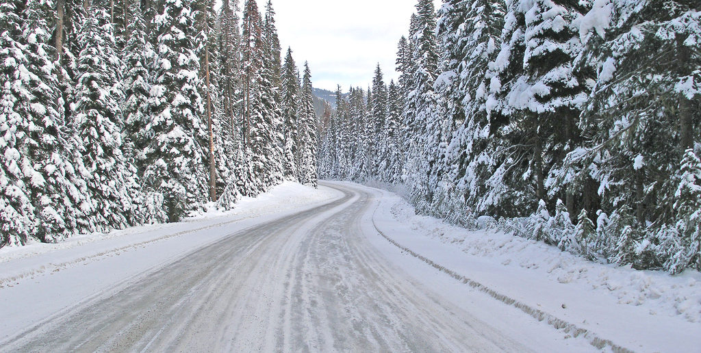 Snow road