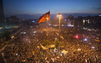 Taksim Gezi Park during 2013 protests