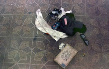 Items found at the scene of Kurt Cobain's suicide, in Seattle in April 1994