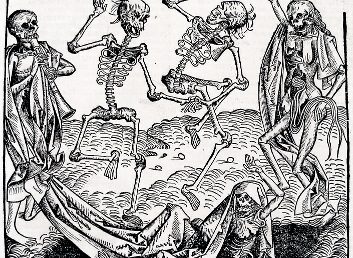 Danse Macabre by Michael Wolgemut (1493)