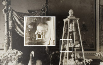 Faberge eggs on display in the Von Dervis Mansion Exhibition, St. Petersburg, March 1902