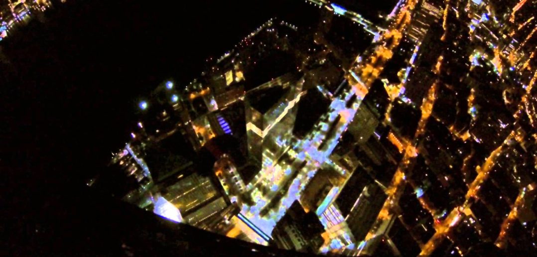 Base jump video from NY Freedom Tower