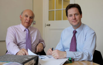 Nick Clegg and Vince Cable