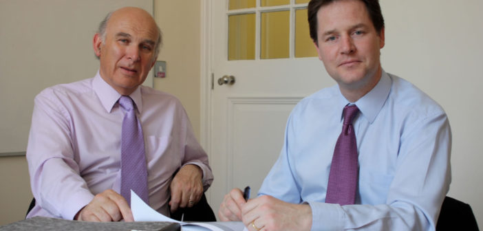 Nick Clegg and Vince Cable