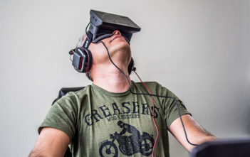 Occulus Rift virtual reality headset