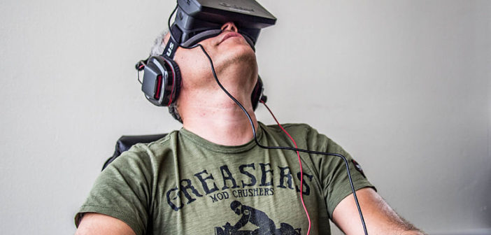 Occulus Rift virtual reality headset