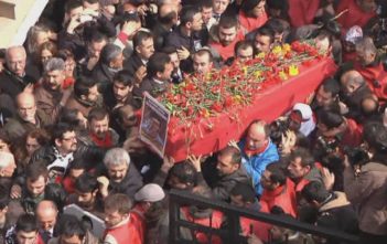 Protests across Turkey after funeral of boy who died from wounds sustained during anti-government protests in 2013