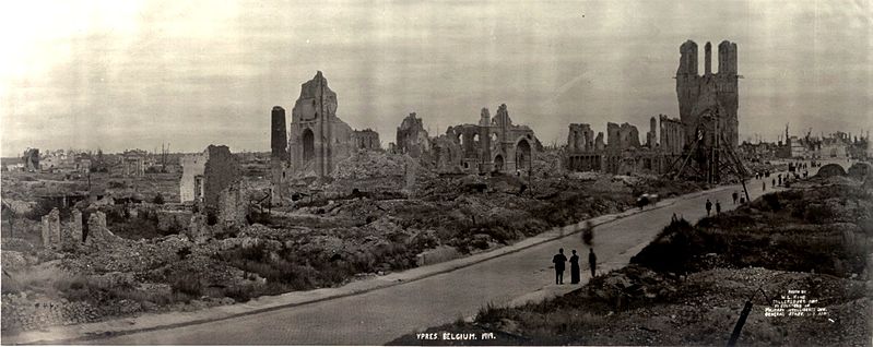 Ruins of Ypres, 1919