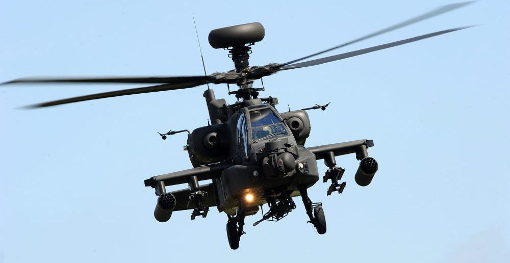 Apache helicopter