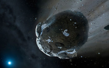 Artist's impression of an asteroid