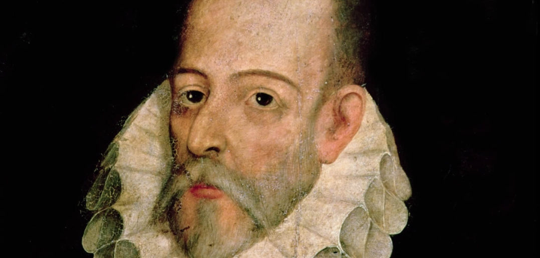 Portrait of Miguel de Cervantes Saavedra by Juan de Jáuregui (1600)