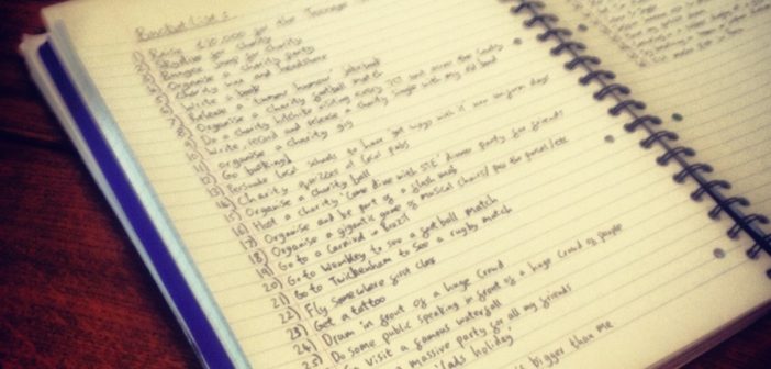 Stephen Sutton's bucket list
