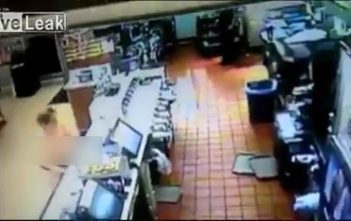 Topless McDonald's destruction in Florida