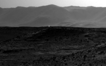 Galactic cosmic ray strikes Curiosity rover on Mars to create mysterious light