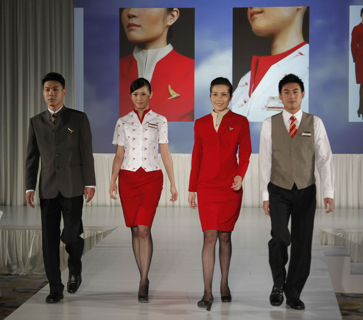 Cathay Pacific uniforms showcased in 2011