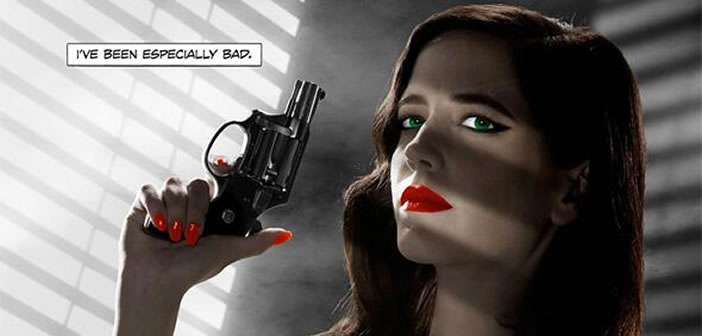 Eva Green in poster for Sin City: A Dame To Kill For