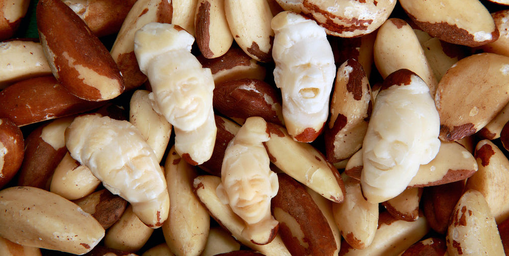 Brazil nut footballers